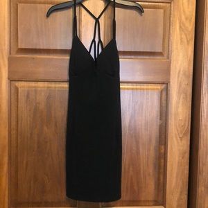 Black bodycon dress